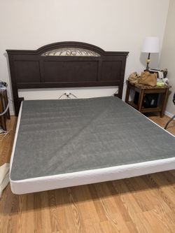 King bed & box spring...