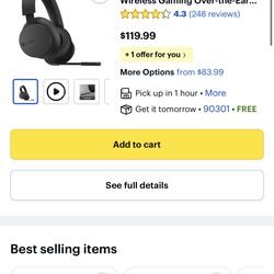 Xbox wireless headset