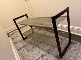 Sturdy shoe rack for sale (35”Lx12.6”Wx19.5” H)