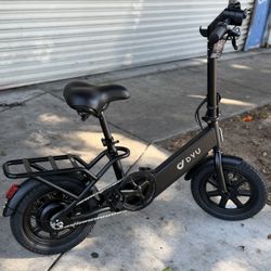 DYU ELECTRIC BIKE PEAK500W- 20MPH-RANGE 25MILES (PAS)  DYU Electric Bicycle for Adults and Teenagers, Folding Electric Bike, Commuter City Electric Bi