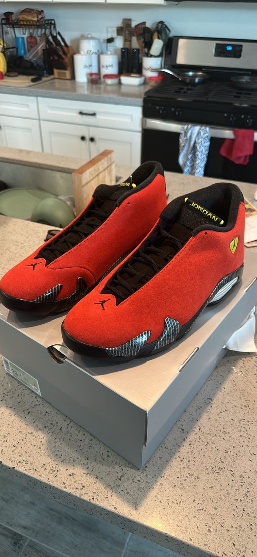 Jordan 14 Challenge Red Ferrari Size 13
