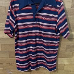 Vintage 70s Stripes Pocket Polo Tee