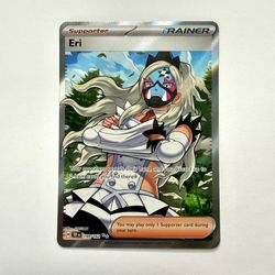Pokémon TCG Temporal Forces Eri Trainer Holo Ultra Rare Card 199/162