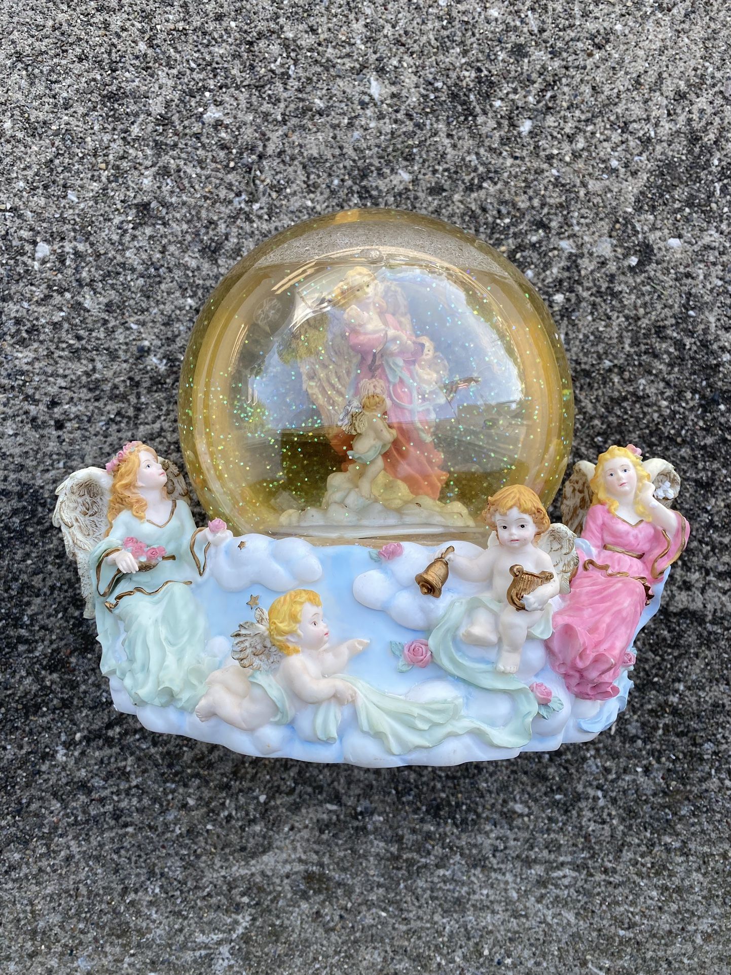 San Francisco Music Box Company Musical Globe With Box