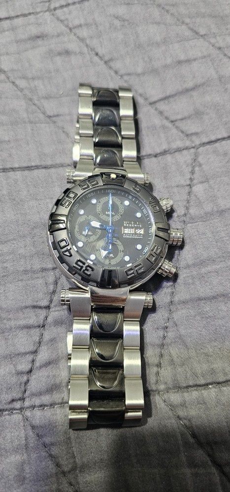 Invicta Reserve Automatic Chronograph – Bold Design, See-Through Back, Ready to Impress!