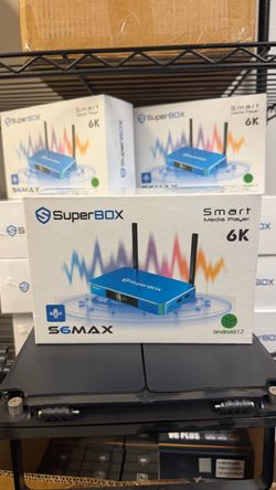 SuperBox S6 Max Streaming Device Movies Shows Kids Entertainment Android Media Player
