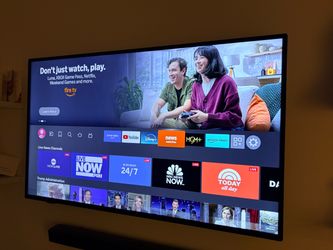 Insignia 55 inch Fire TV and remote