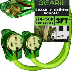 GEARit 50 Amp Y-Splitter Adapter 3 Feet