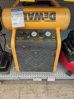 DeWalt air compressor