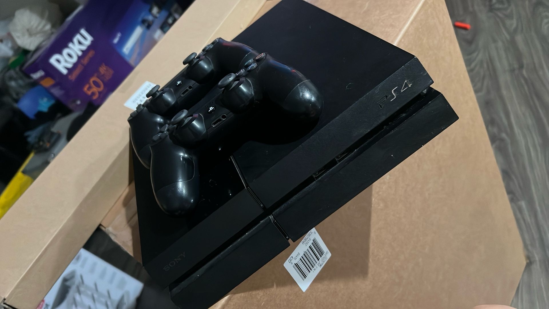 PS4 With Controllers