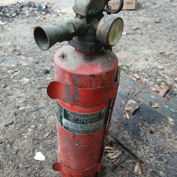 Old Fire Extinguisher Amercian Lafrance