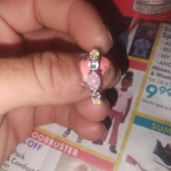 Real Opel Stone   An Real Small Diomd  Size 6/Injalf 7 925  