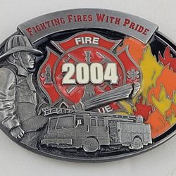 Fighting Fires With Pride 2004 Belt Buckle Siskiyou Limited Edition 571/5000