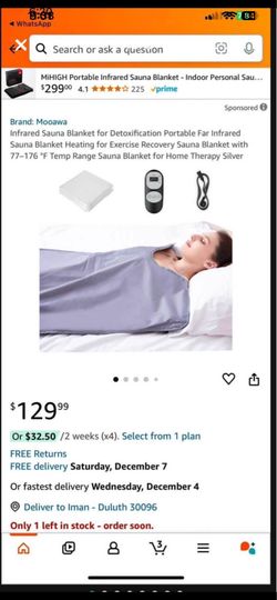 Infrared Sauna Blanket for Detoxification Portable Far Infrared Sauna Blanket Heating for Exercise Recovery Sauna Blanket with 77–176 °F Temp Range Sa