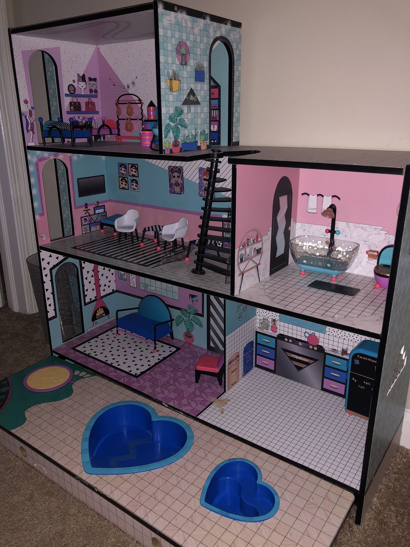 LOL doll house with furniture