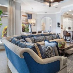 Taylor King Designer Custom Sectional Couch