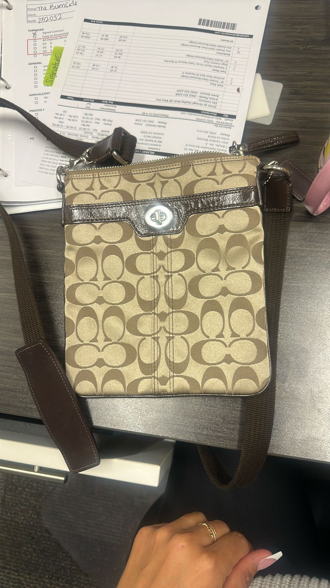 Small Coach Cross Body 