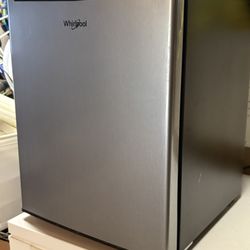 Whirlpool Stainless Steel 2.7 Cu. ft. Mini Fridge