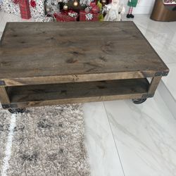 3 Piece Set Coffee Table And 2 End Tables