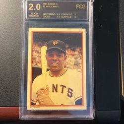 Willie Mays ‘85 Topps Collector Series- Graded