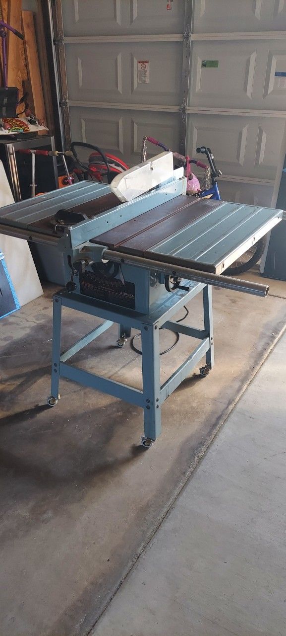 Table Saw And A Miter Saw
