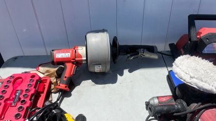 RIDGID K-45AF-5 Drain Cleaning Autofeed Snake Auger Machine with C-1 5/16 in. x 25 ft. Inner Core Cable