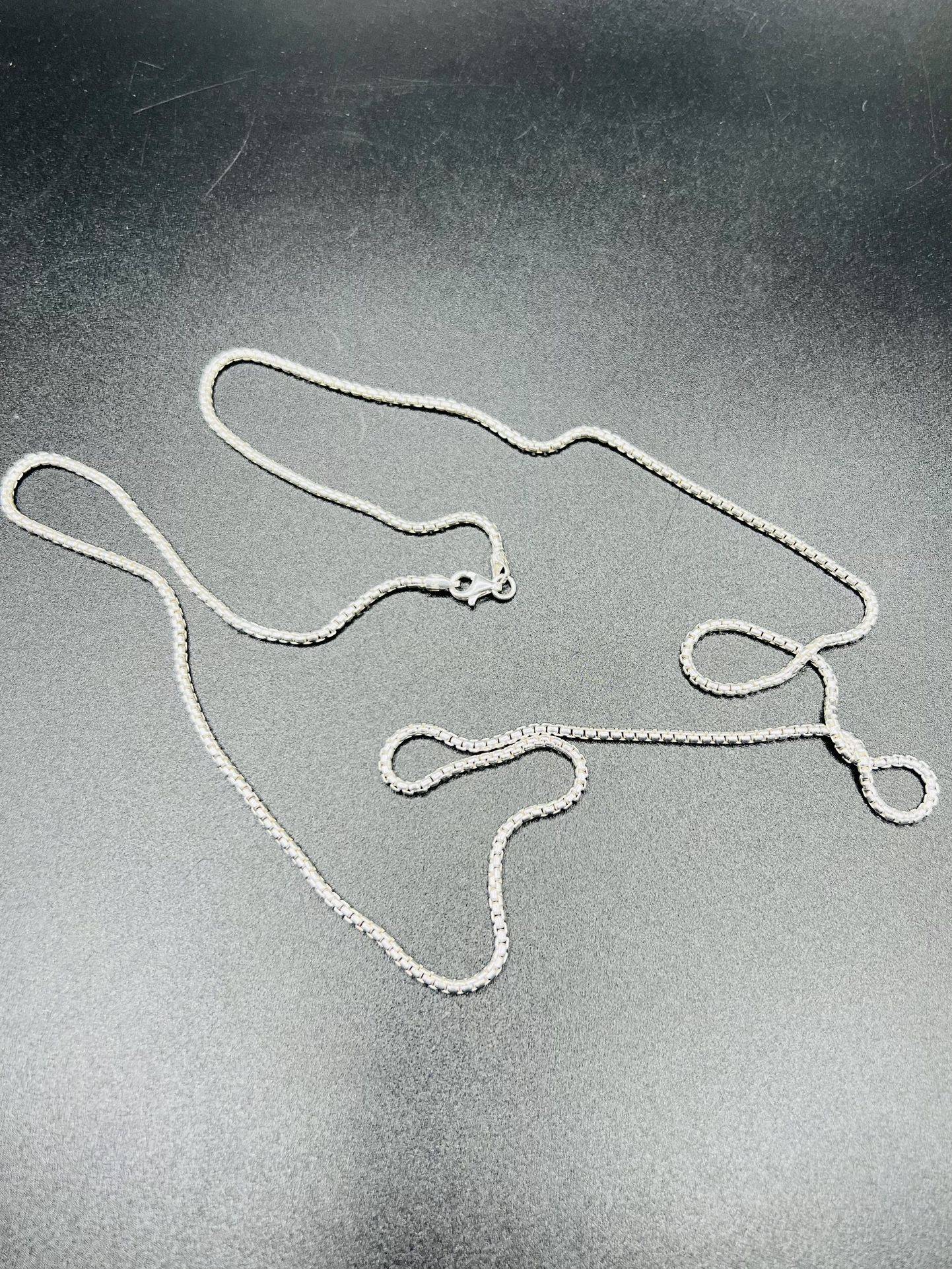 NEW Sterling Silver 925 Stamped 2mm Necklace 