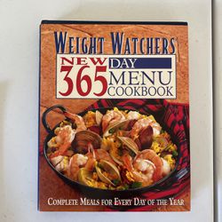 Weight Watchers New 365 Day Menu Cookbook