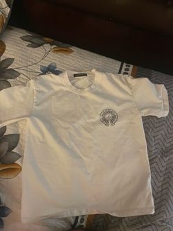 Chrome heart tee silver and gray