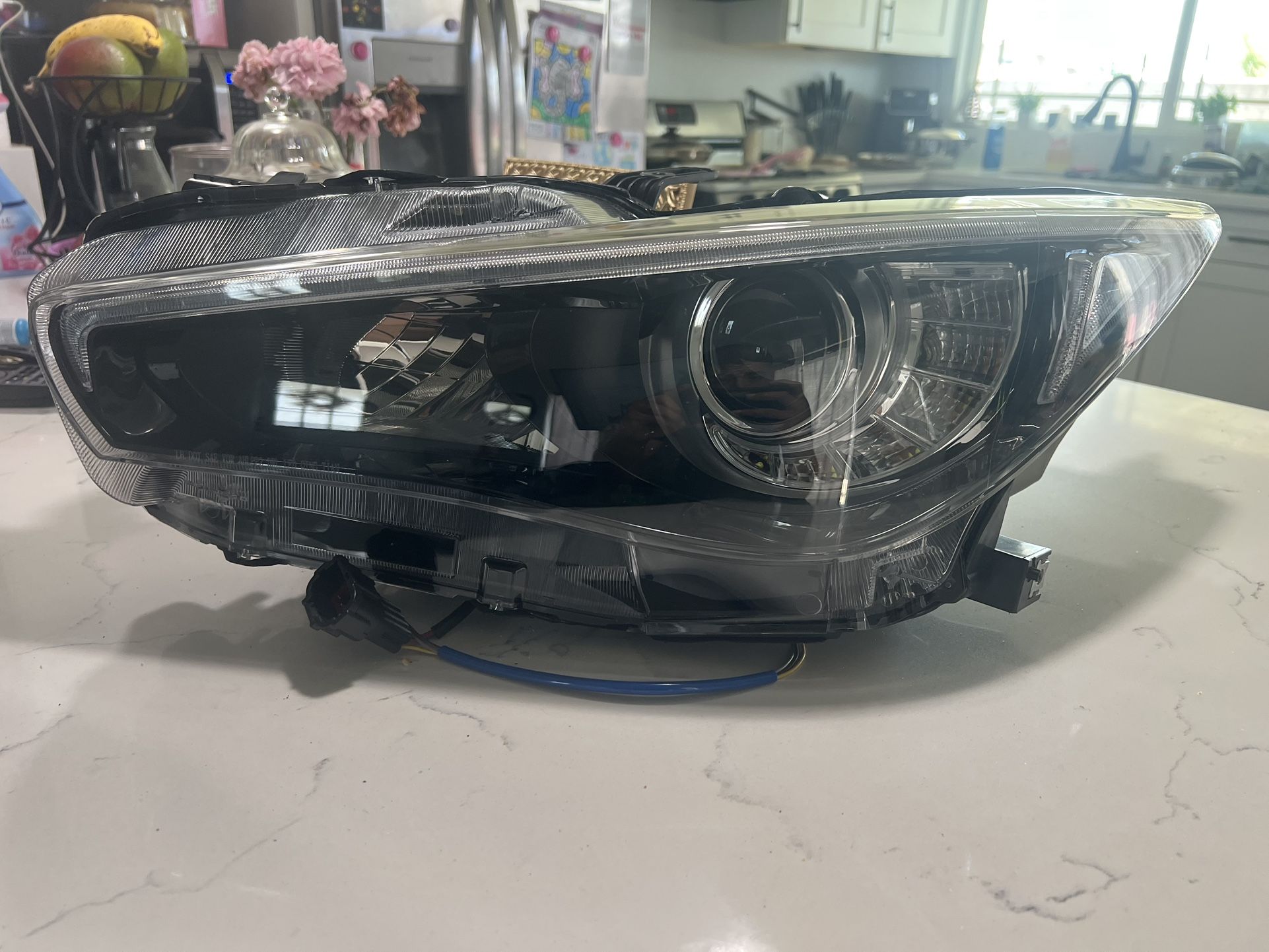 Infiniti Q50 Aftermarket Headlight