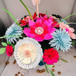 Ramo Buchon De Papel, Flores Para Siempre 