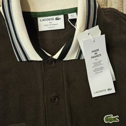 Mens Size L  Lacoste Polo Shirt