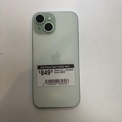 iPhone 15 - 256 GB Green Unlocked 