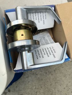 Door handle.