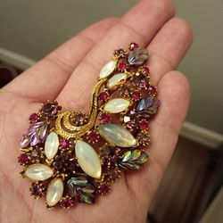 Vtg Vintage Florenza Brooch