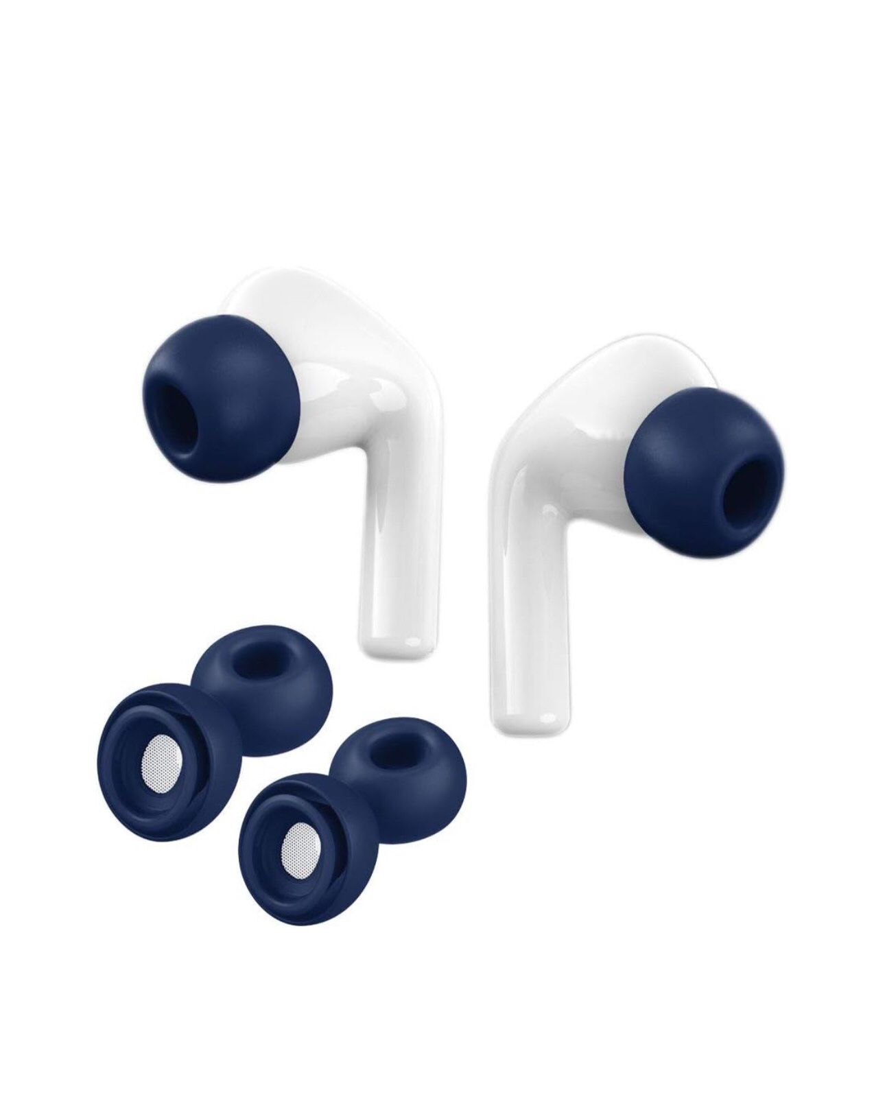 Blue Silicone Airpod Tips