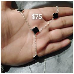 925 Sterling Silver Necklace/Collares De Plata 925 