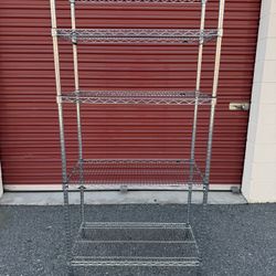 36”w, 18”d, 75”h, Heavy Duty Storages Rack Shelves