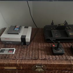 Original Nintendo NES and Original Atari 2600