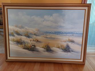 Loomis Dean White Sand Beach Painting 