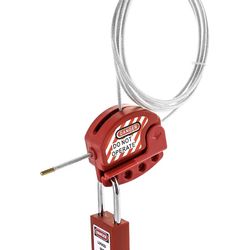 Lockout tagout cable lock 8 pack