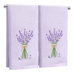 Lavender hand towels