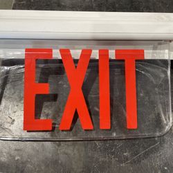 3 EXIT Signs 