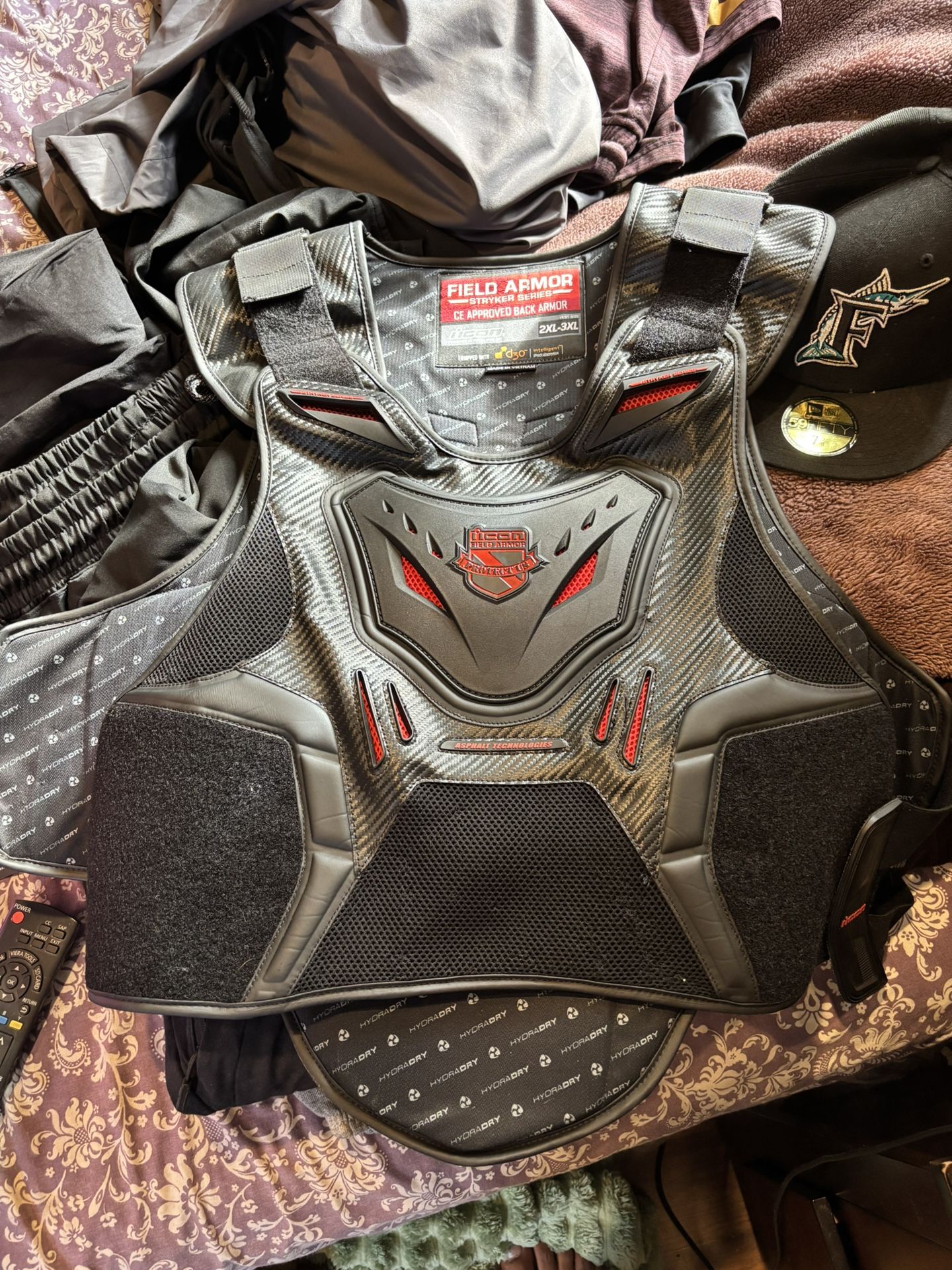 Motorcycle Helmet Invest With Bluetooth Headset