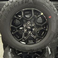FORD 18” Wheels And Tires With Sensors And Lug Nuts 
