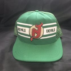 Rare 1980’s New Jersey Devils, SnapBack/Trucker Hat 