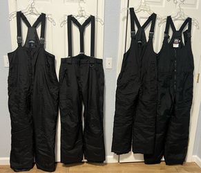 Adult Black Snow Bib Pants $45 Each Pair