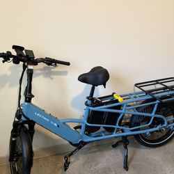 Lectric Xpedition 2.0 Raindrop Blue Long Range E-bike 