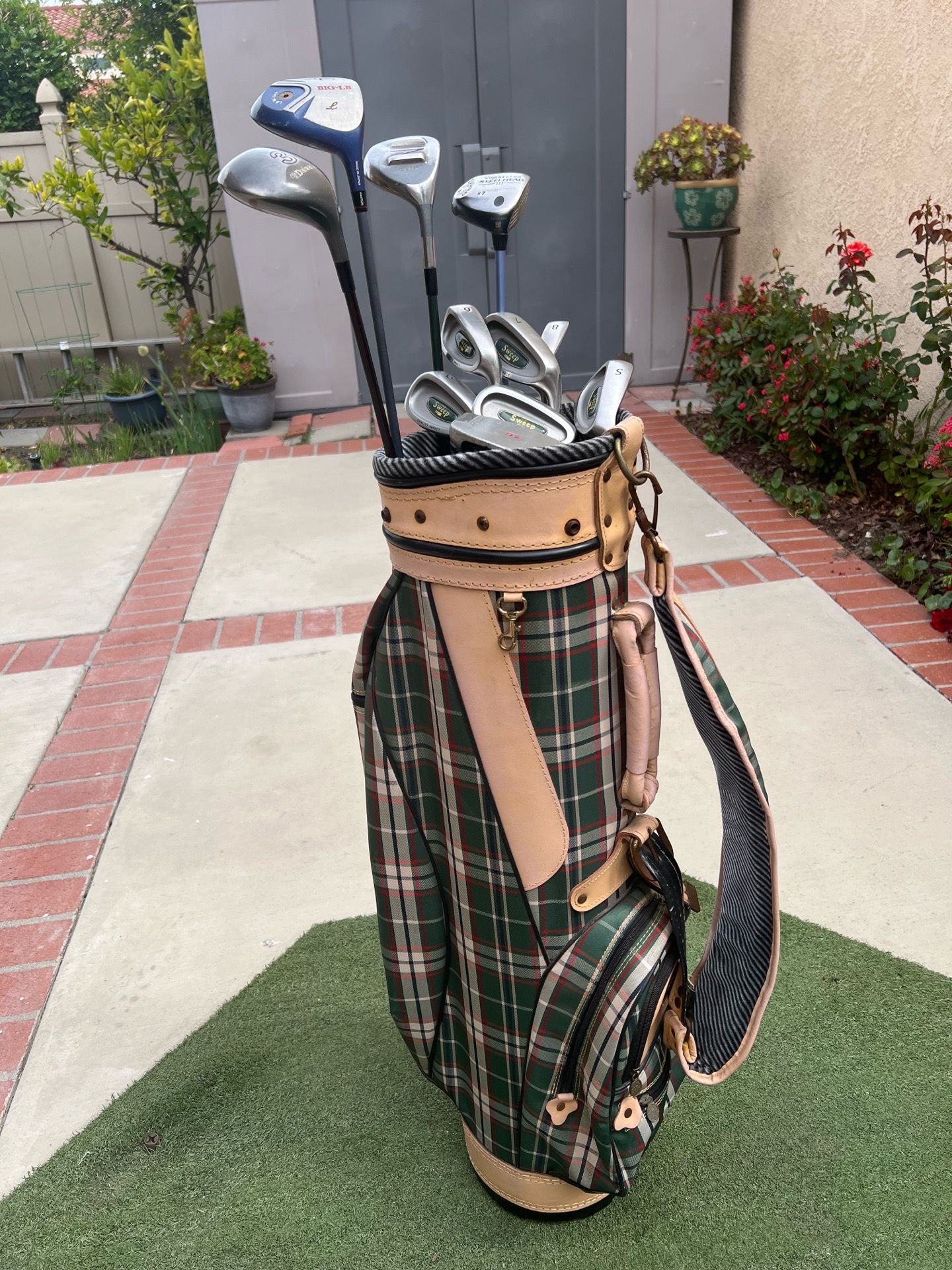 Ladies golf club for the beginners right hand (Made in Japan,Honma driver,daiwa wood and PRGR iron set)with golf cart bag)