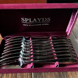 SPLAYDS Vintage 18/8 Stainless Steel Spork Set
